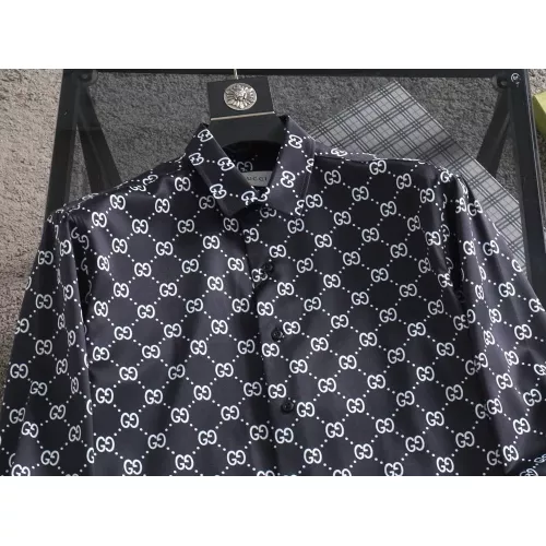 Replica Gucci Shirts Long Sleeved For Men #1294359 $52.00 USD for Wholesale