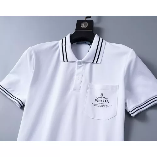 Replica Prada T-Shirts Short Sleeved For Men #1294375 $27.00 USD for Wholesale