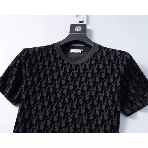 Replica Christian Dior T-Shirts Short Sleeved For Men #1294437 $25.00 USD for Wholesale