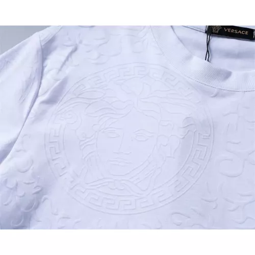 Replica Versace T-Shirts Short Sleeved For Men #1294448 $25.00 USD for Wholesale