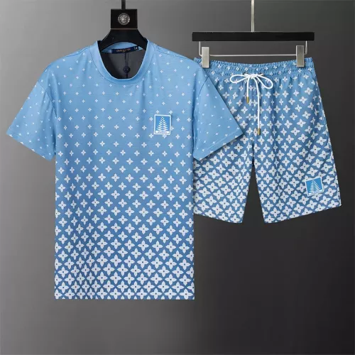 Louis Vuitton LV Tracksuits Short Sleeved For Men #1294456 $42.00 USD, Wholesale Replica Louis Vuitton LV Tracksuits