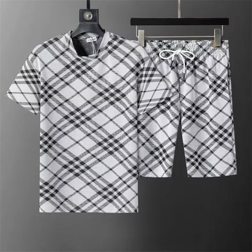 Burberry Tracksuits Short Sleeved For Men #1294459 $42.00 USD, Wholesale Replica Burberry Tracksuits