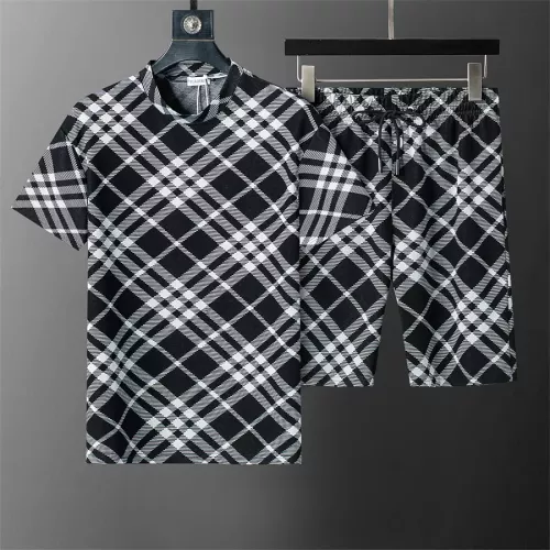 Burberry Tracksuits Short Sleeved For Men #1294461 $42.00 USD, Wholesale Replica Burberry Tracksuits