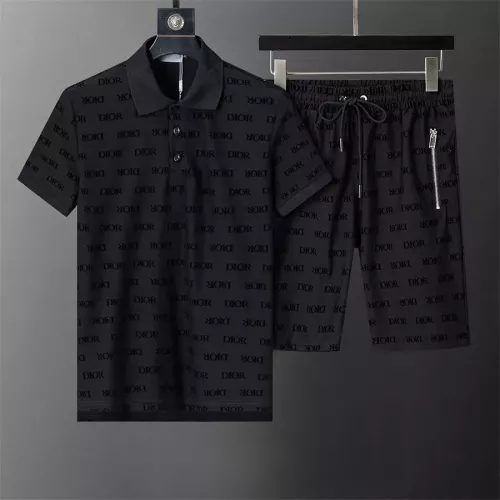 Christian Dior Tracksuits Short Sleeved For Men #1294476 $45.00 USD, Wholesale Replica Christian Dior Tracksuits