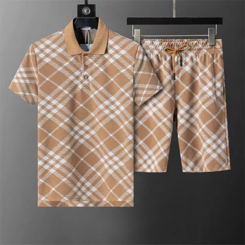 Burberry Tracksuits Short Sleeved For Men #1294489 $45.00 USD, Wholesale Replica Burberry Tracksuits