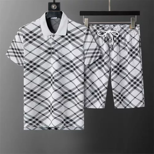 Burberry Tracksuits Short Sleeved For Men #1294490 $45.00 USD, Wholesale Replica Burberry Tracksuits