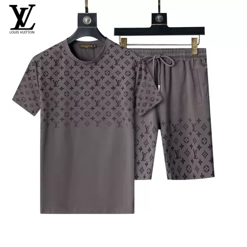 Louis Vuitton LV Tracksuits Short Sleeved For Men #1294513 $48.00 USD, Wholesale Replica Louis Vuitton LV Tracksuits