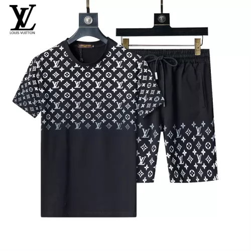 Louis Vuitton LV Tracksuits Short Sleeved For Men #1294515 $48.00 USD, Wholesale Replica Louis Vuitton LV Tracksuits