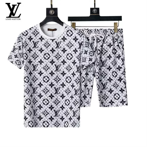 Louis Vuitton LV Tracksuits Short Sleeved For Men #1294519 $48.00 USD, Wholesale Replica Louis Vuitton LV Tracksuits