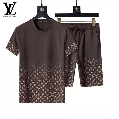 Louis Vuitton LV Tracksuits Short Sleeved For Men #1294524 $48.00 USD, Wholesale Replica Louis Vuitton LV Tracksuits