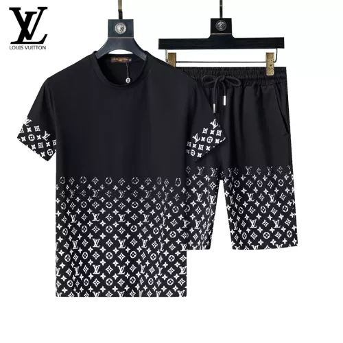 Louis Vuitton LV Tracksuits Short Sleeved For Men #1294525 $48.00 USD, Wholesale Replica Louis Vuitton LV Tracksuits