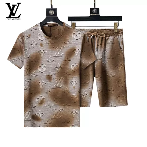 Louis Vuitton LV Tracksuits Short Sleeved For Men #1294526 $48.00 USD, Wholesale Replica Louis Vuitton LV Tracksuits