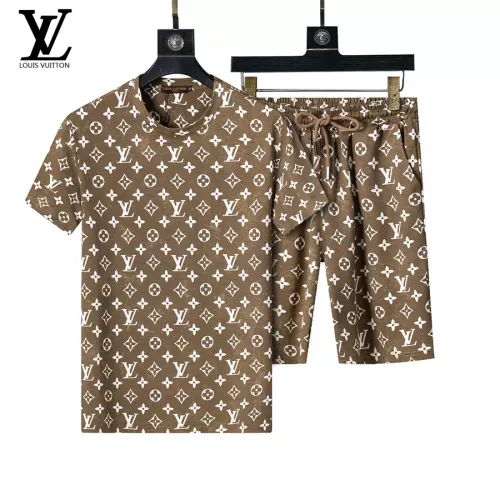 Louis Vuitton LV Tracksuits Short Sleeved For Men #1294528 $48.00 USD, Wholesale Replica Louis Vuitton LV Tracksuits