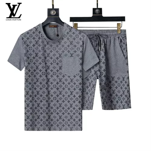 Louis Vuitton LV Tracksuits Short Sleeved For Men #1294533 $48.00 USD, Wholesale Replica Louis Vuitton LV Tracksuits