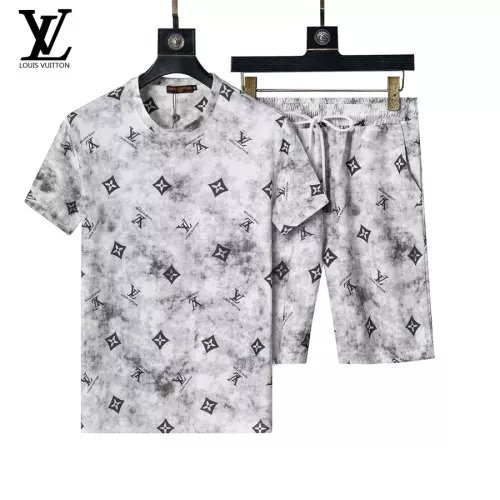 Louis Vuitton LV Tracksuits Short Sleeved For Men #1294534 $48.00 USD, Wholesale Replica Louis Vuitton LV Tracksuits