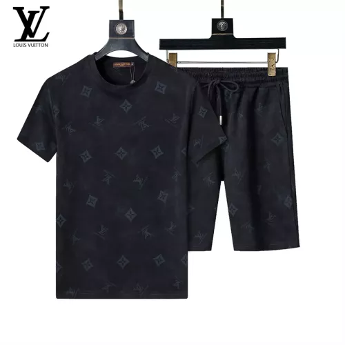 Louis Vuitton LV Tracksuits Short Sleeved For Men #1294535 $48.00 USD, Wholesale Replica Louis Vuitton LV Tracksuits