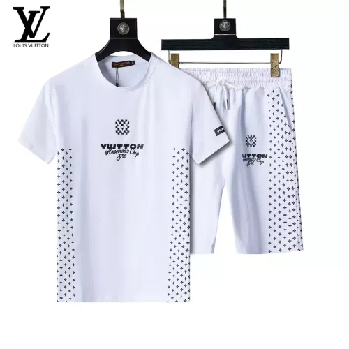 Louis Vuitton LV Tracksuits Short Sleeved For Men #1294540 $48.00 USD, Wholesale Replica Louis Vuitton LV Tracksuits