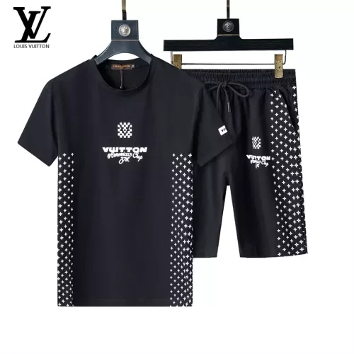 Louis Vuitton LV Tracksuits Short Sleeved For Men #1294541 $48.00 USD, Wholesale Replica Louis Vuitton LV Tracksuits