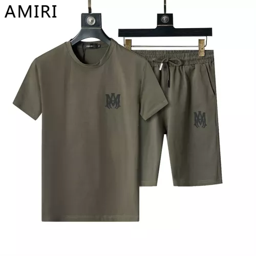 Amiri Tracksuits Short Sleeved For Men #1294543 $48.00 USD, Wholesale Replica Amiri Tracksuits