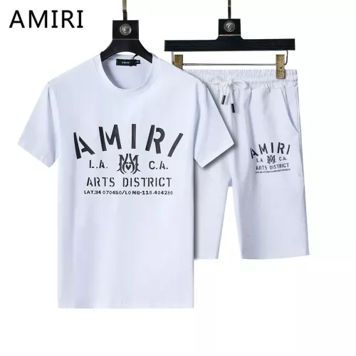 Amiri Tracksuits Short Sleeved For Men #1294545 $48.00 USD, Wholesale Replica Amiri Tracksuits