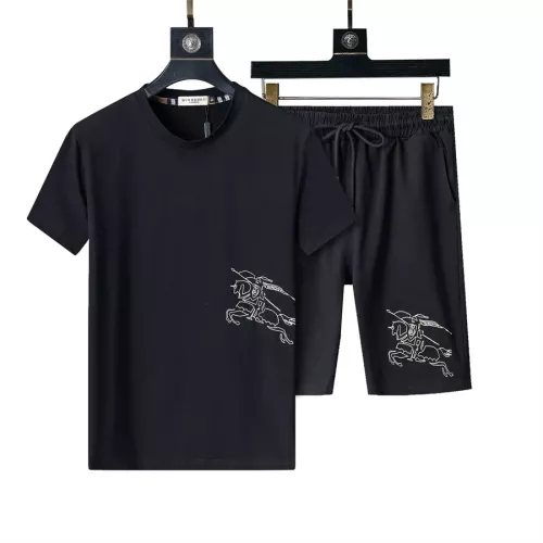 Burberry Tracksuits Short Sleeved For Men #1294567 $48.00 USD, Wholesale Replica Burberry Tracksuits