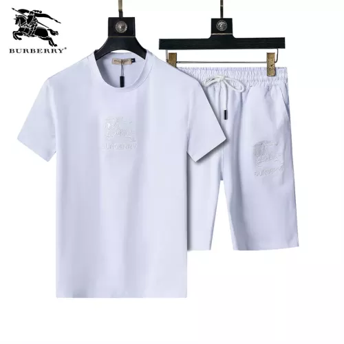 Burberry Tracksuits Short Sleeved For Men #1294570 $48.00 USD, Wholesale Replica Burberry Tracksuits