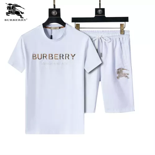 Burberry Tracksuits Short Sleeved For Men #1294572 $48.00 USD, Wholesale Replica Burberry Tracksuits