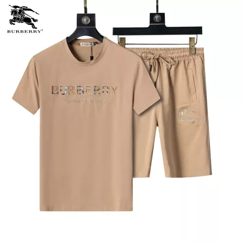 Burberry Tracksuits Short Sleeved For Men #1294573 $48.00 USD, Wholesale Replica Burberry Tracksuits