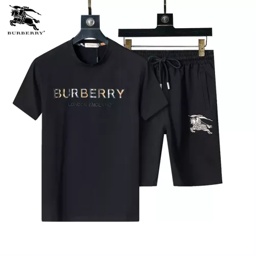 Burberry Tracksuits Short Sleeved For Men #1294574 $48.00 USD, Wholesale Replica Burberry Tracksuits