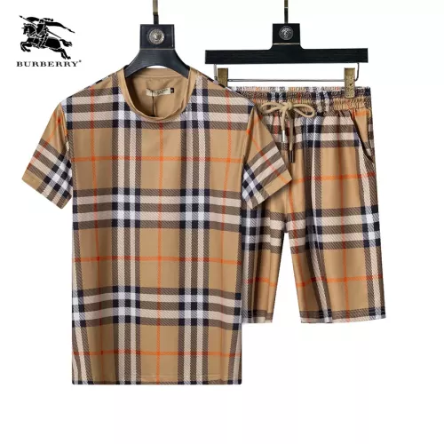 Burberry Tracksuits Short Sleeved For Men #1294584 $48.00 USD, Wholesale Replica Burberry Tracksuits