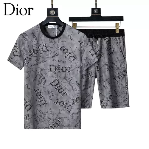 Christian Dior Tracksuits Short Sleeved For Men #1294599 $48.00 USD, Wholesale Replica Christian Dior Tracksuits