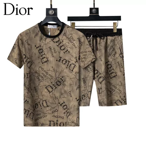 Christian Dior Tracksuits Short Sleeved For Men #1294601 $48.00 USD, Wholesale Replica Christian Dior Tracksuits