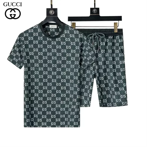 Gucci Tracksuits Short Sleeved For Men #1294629 $48.00 USD, Wholesale Replica Gucci Tracksuits