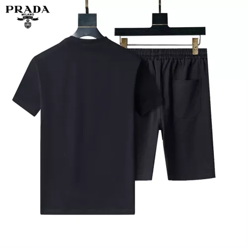 Replica Prada Tracksuits Short Sleeved For Men #1294636 $48.00 USD for Wholesale