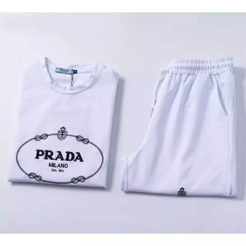 Replica Prada Tracksuits Short Sleeved For Men #1294637 $48.00 USD for Wholesale