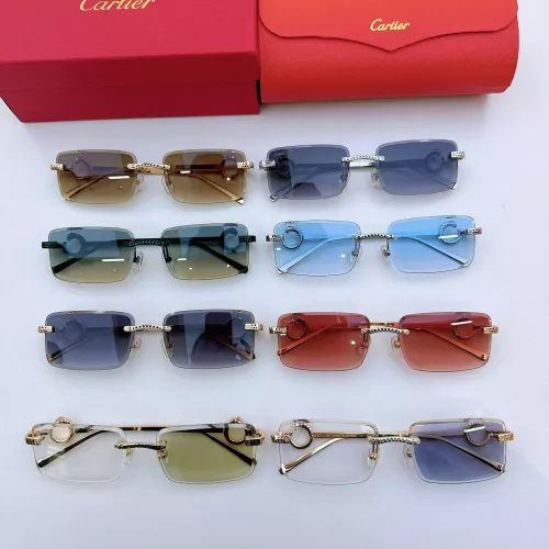 Replica Cartier AAA Quality Sunglassess #1294666 $60.00 USD for Wholesale