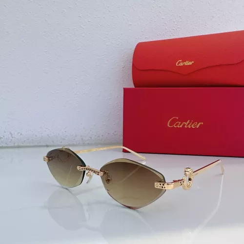 Cartier AAA Quality Sunglassess #1294680 $60.00 USD, Wholesale Replica Cartier AAA Quality Sunglassess