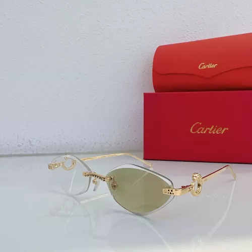 Cartier AAA Quality Sunglassess #1294681 $60.00 USD, Wholesale Replica Cartier AAA Quality Sunglassess