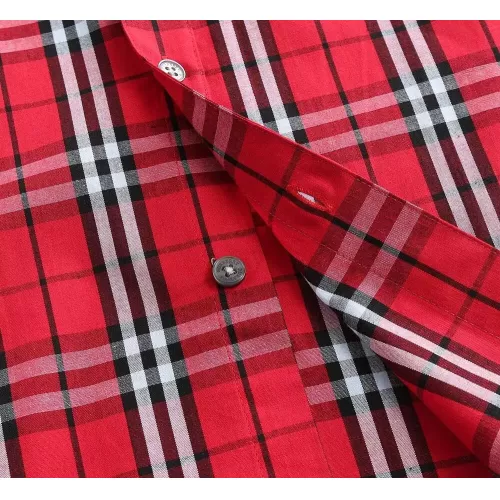 Replica Burberry Shirts Short Sleeved For Men #1294737 $36.00 USD for Wholesale