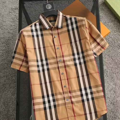 Burberry Shirts Short Sleeved For Men #1294741 $38.00 USD, Wholesale Replica Burberry Shirts