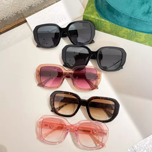 Replica Gucci AAA Quality Sunglasses #1295042 $60.00 USD for Wholesale