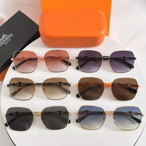 Replica Hermes AAA Quality Sunglasses #1295068 $60.00 USD for Wholesale