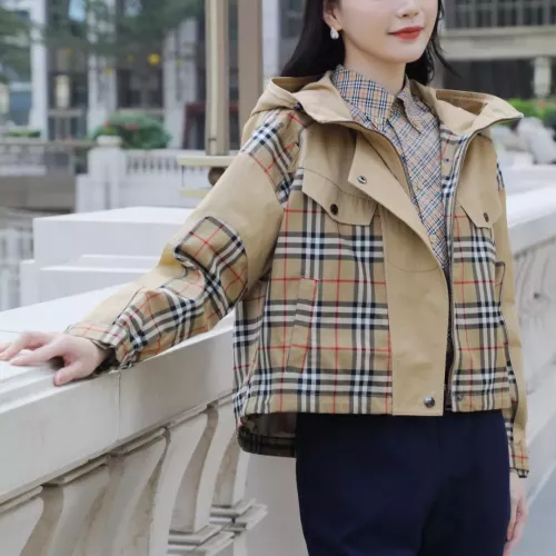 Replica Burberry Jackets Long Sleeved For Women #1295282 $140.00 USD for Wholesale