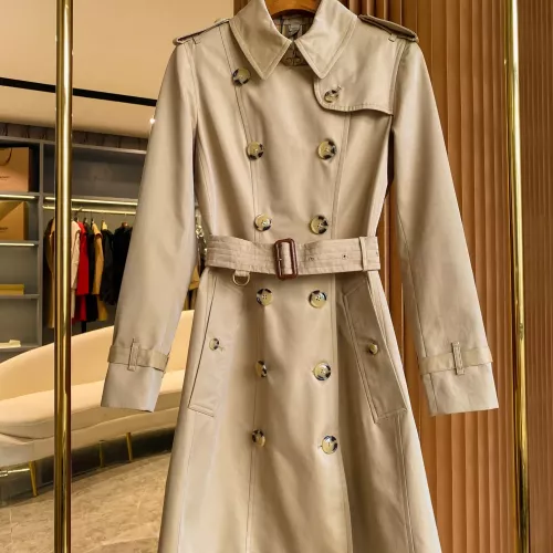 Burberry Trench Coat Long Sleeved For Women #1295286 $170.00 USD, Wholesale Replica Burberry Trench Coat