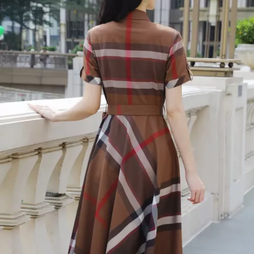 Replica Burberry Dresses Short Sleeved For Women #1295320 $96.00 USD for Wholesale