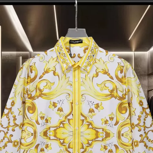 Replica Dolce & Gabbana D&G Shirts Long Sleeved For Men #1295334 $72.00 USD for Wholesale