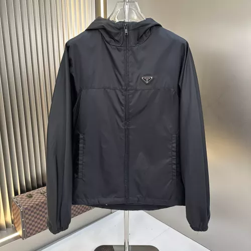 Prada Jackets Long Sleeved For Men #1295386 $125.00 USD, Wholesale Replica Prada Jackets