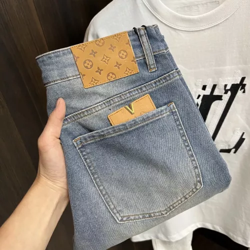 Louis Vuitton LV Jeans For Men #1295388 $88.00 USD, Wholesale Replica Louis Vuitton LV Jeans