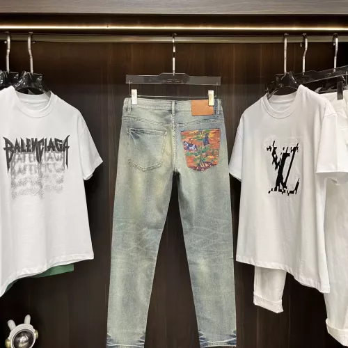 Replica Louis Vuitton LV Jeans For Men #1295389 $88.00 USD for Wholesale