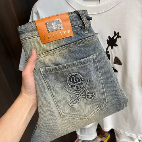 Philipp Plein PP Jeans For Men #1295412 $76.00 USD, Wholesale Replica Philipp Plein PP Jeans